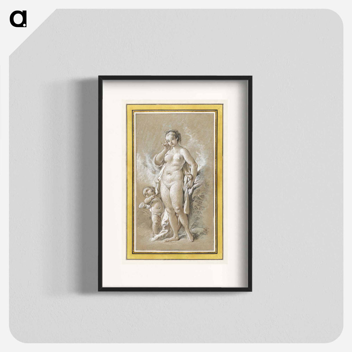 Venus and Cupid - フランソワ ブーシェ Poster.