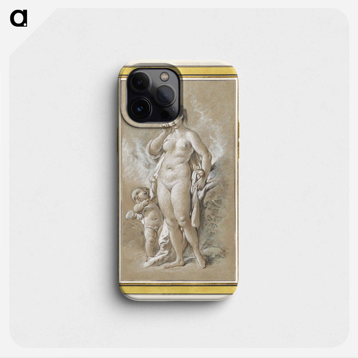 Venus and Cupid - フランソワ ブーシェ Phone Case.