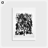 アートポストカード-Birth of the wolves - フランツ マルク Postcard.