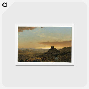 アートポストカード-Cross in the Wilderness - フレデリック エドウィン チャーチ Postcard.