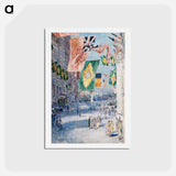 アートポストカード-Avenue of the Allies: Brazil, Belgium - フレデリック チャイルド ハッサム Postcard.