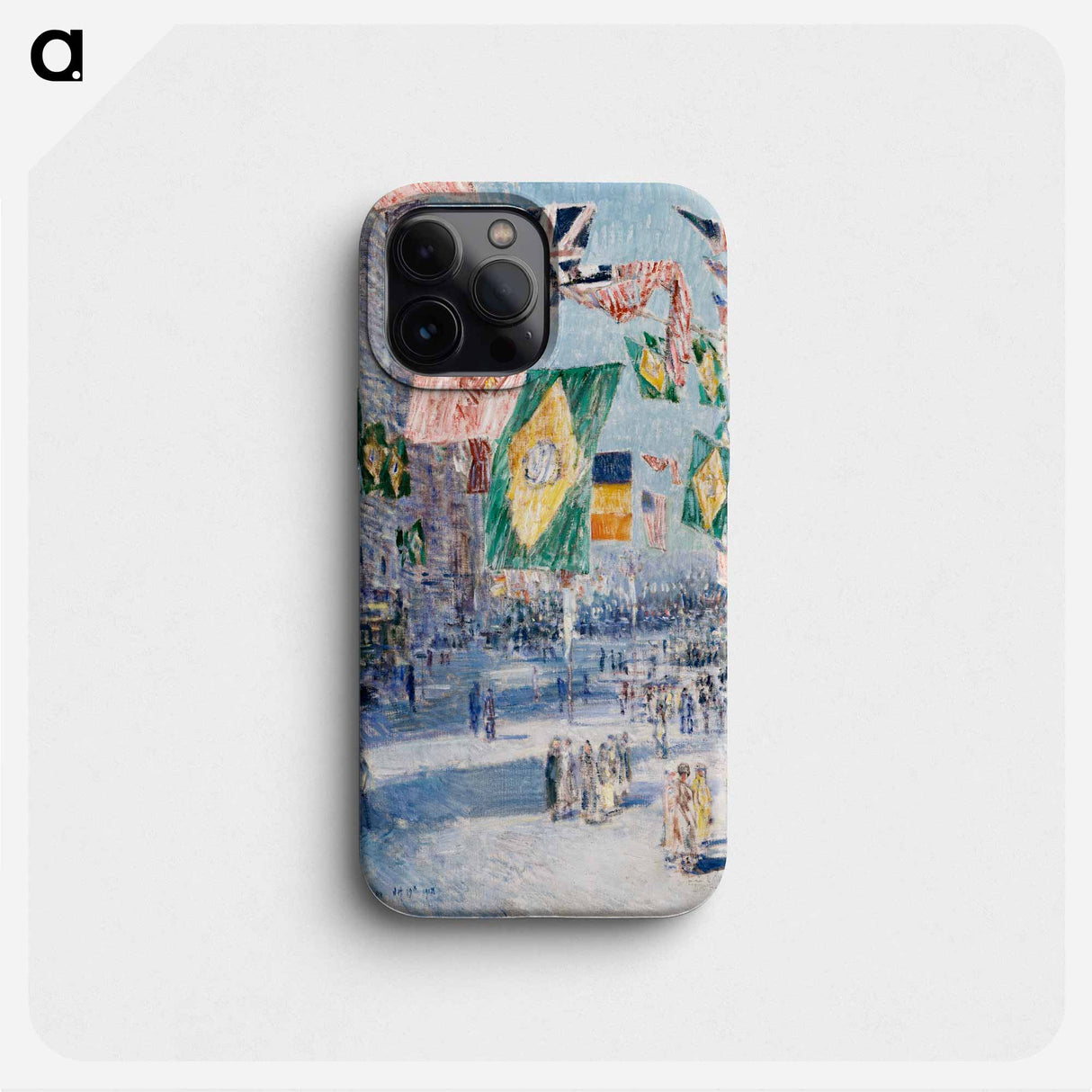 Avenue of the Allies: Brazil, Belgium - フレデリック チャイルド ハッサム Phone Case.