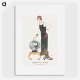 L'Empire du monde: Robe du soir, de Worth - ジョージ バービエ Poster.