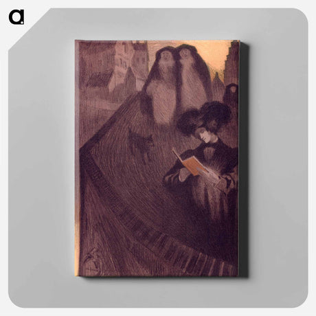 アートパネル-Dessin original pour les Maîtres de l'Affiche - ジョルジュ ド フィール Canvas.