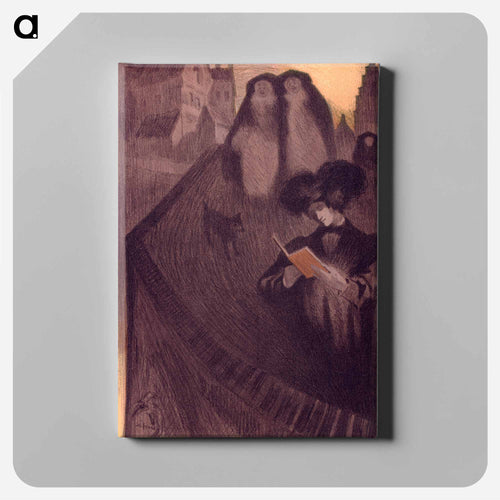 Dessin original pour les Maîtres de l'Affiche - Georges de Fille Canvas.