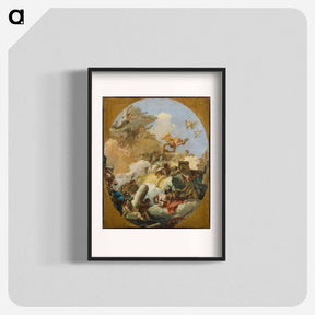 アートポスター-The Apotheosis of the Spanish Monarchy
 - ジョバンニ バティスタ ティエポロ Poster.