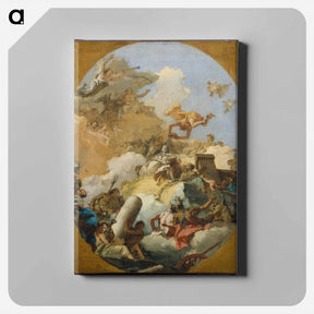 アートパネル-The Apotheosis of the Spanish Monarchy
 - ジョバンニ バティスタ ティエポロ Canvas.