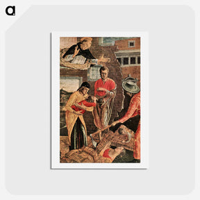 アートポストカード-Polyptych of San Vincenzo Ferreri - ジョヴァンニ ベッリーニ Postcard.
