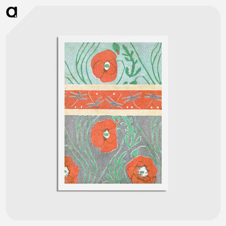 アートポストカード-Poppies
 - 橋口 五葉 Postcard.