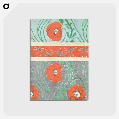 アートポストカード-Poppies
 - 橋口 五葉 Postcard.