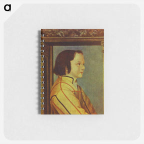 アートメモ帳-Portrait of a Boy with Chestnut Hair - ハンス ホルバイン Memo.