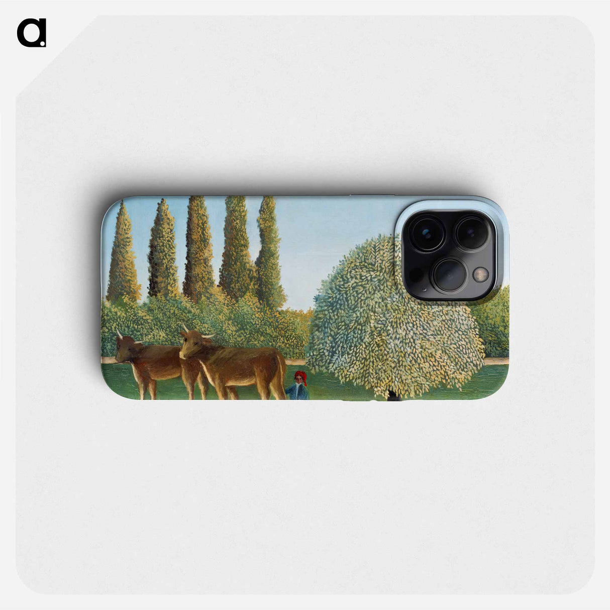 Meadowland (The Pasture) - Henri Rousseau Phone Case.