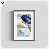 Woman in profile - アンリ ソム Poster.
