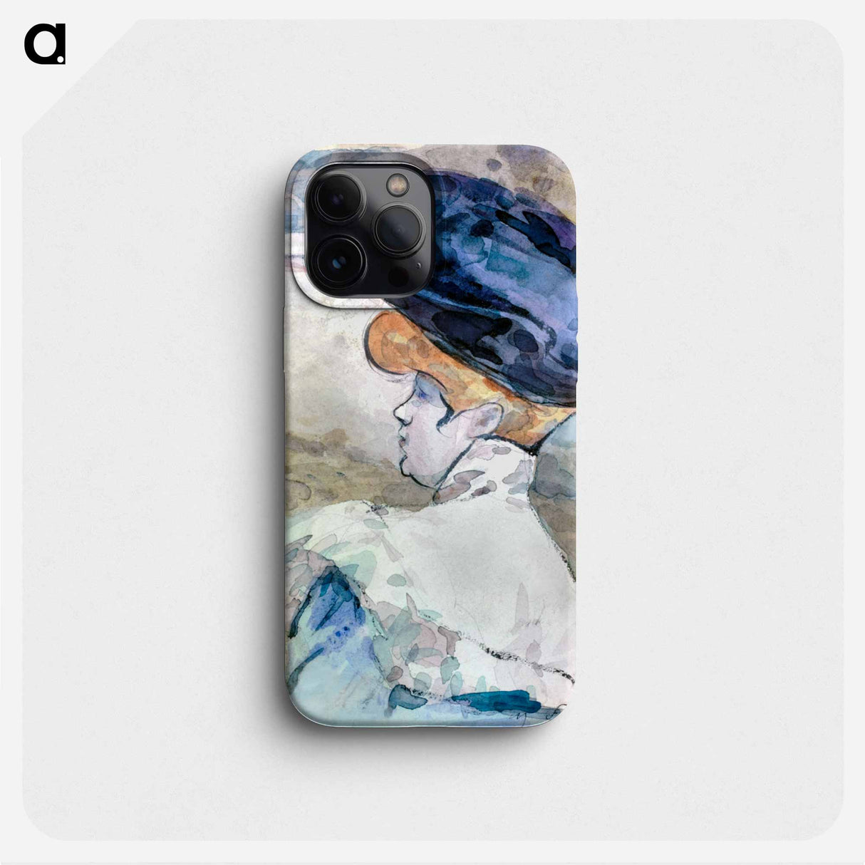 Woman in profile - アンリ ソム Phone Case.