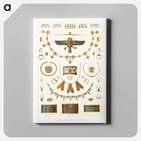 アートパネル-Egyptian Jewelry
 - エジプト美術史 Canvas.