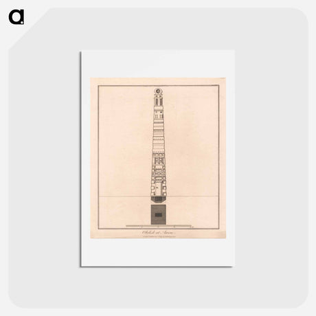アートポストカード-Obelisk at Axum
 - ジェームス ヒース Postcard.