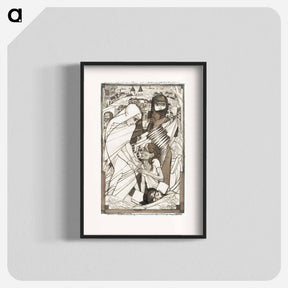 アートポスター-The relief work during the flood of 1926 by Jan Toorop. - ヤン・トゥーロップ Poster.