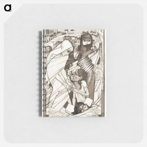 アートメモ帳-The relief work during the flood of 1926 by Jan Toorop. - ヤン・トゥーロップ Memo.