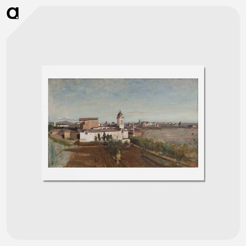 La Trinité-des-Monts
 - ジャン バティスト カミーユ コロー Postcard.