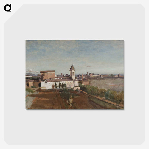 La Trinité-des-Monts
 - ジャン バティスト カミーユ コロー Postcard.