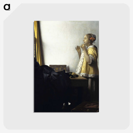 1-21_Johannes-Vermeer_postcard