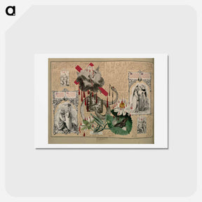 アートポストカード-Victorian Blood Book
 - ジョン ビングリー ガーランド Postcard.