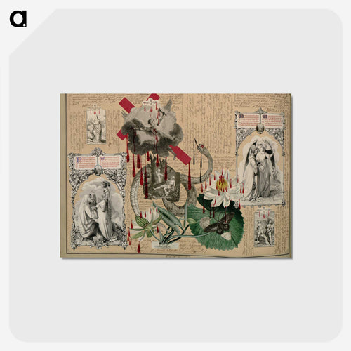 ヴィクトリア朝血液譚 - ジョン ビングリー ガーランド Postcard.