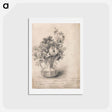 アートポストカード-Flowers in a Pitcher
 - ジョン コンスタブル Postcard.