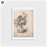 アートポストカード-Flowers in a Pitcher
 - ジョン コンスタブル Postcard.