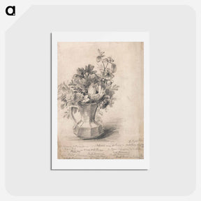 アートポストカード-Flowers in a Pitcher
 - ジョン コンスタブル Postcard.