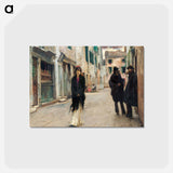 アートポストカード-Street in Venice - ジョン シンガー サージェント Postcard.