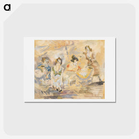 アートポストカード-Woman with Baby Carriage
 - ジュール パスキン Postcard.