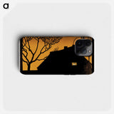 Winter evening - Julie de Graag Phone Case.