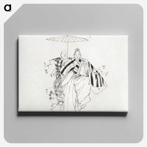 月岡芳年「末広がり」 - 月岡 耕漁 Canvas.