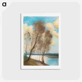 アートポストカード-Spring - レッサー ユリィ Postcard.