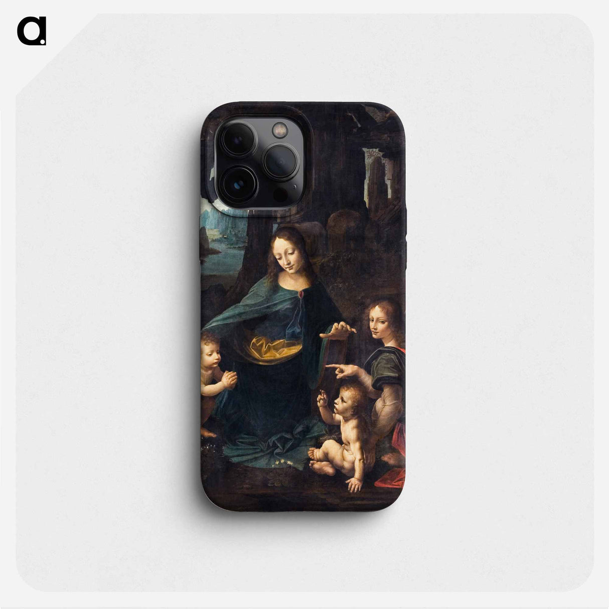 The Virgin of the Rocks - Leonardo da Vinci Phone Case.