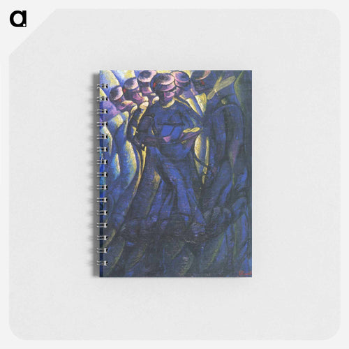 Luigi Russolo, 1912, Sintesi plastica dei movimenti di una donna (Synthèse plastique des mouvements d'une femme), oil on canvas, 86 x 65 cm, Musée de Grenoble - ルイージ ルッソロ Memo.