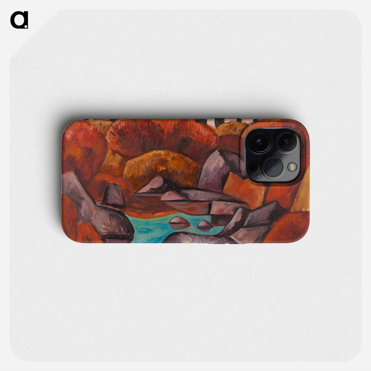 Flaming Pool—Dogtown - Marsden Hartley Phone Case.