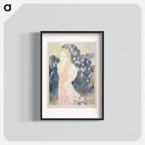 アートポスター-The twilight has a softness of old paint - モーリス ドニ Poster.