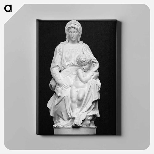 Madonna of Bruges - ミケランジェロ ブオナローティ Canvas.