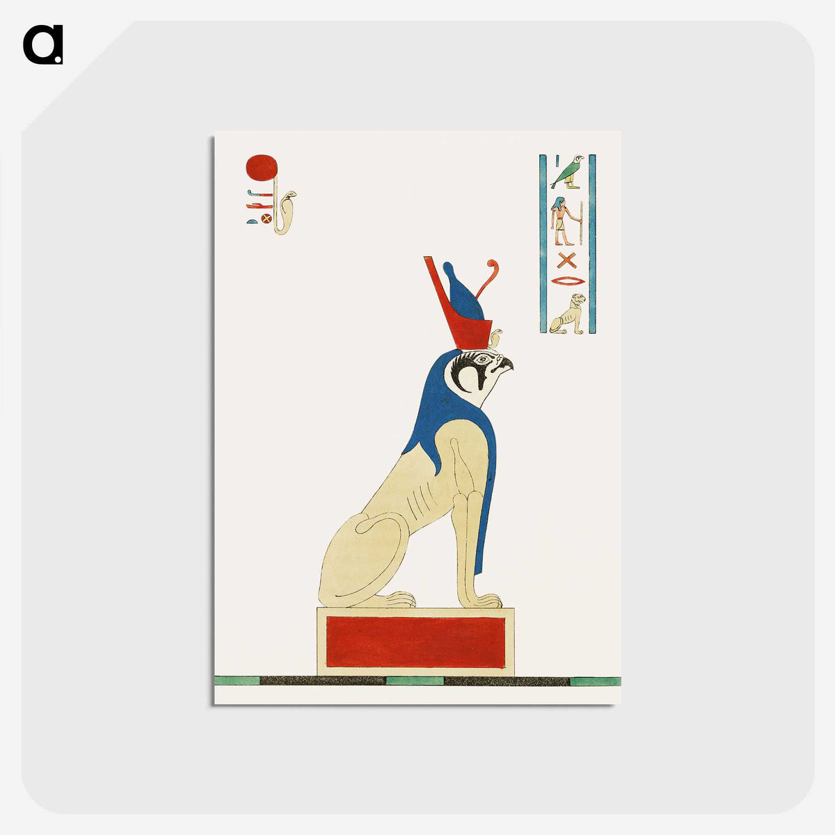 1-21_Pantheon-Egyptien_postcard