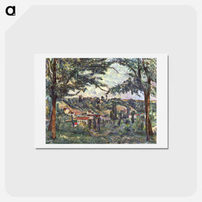 アートポストカード-The Hameau des Pâtis - ポール セザンヌ Postcard.