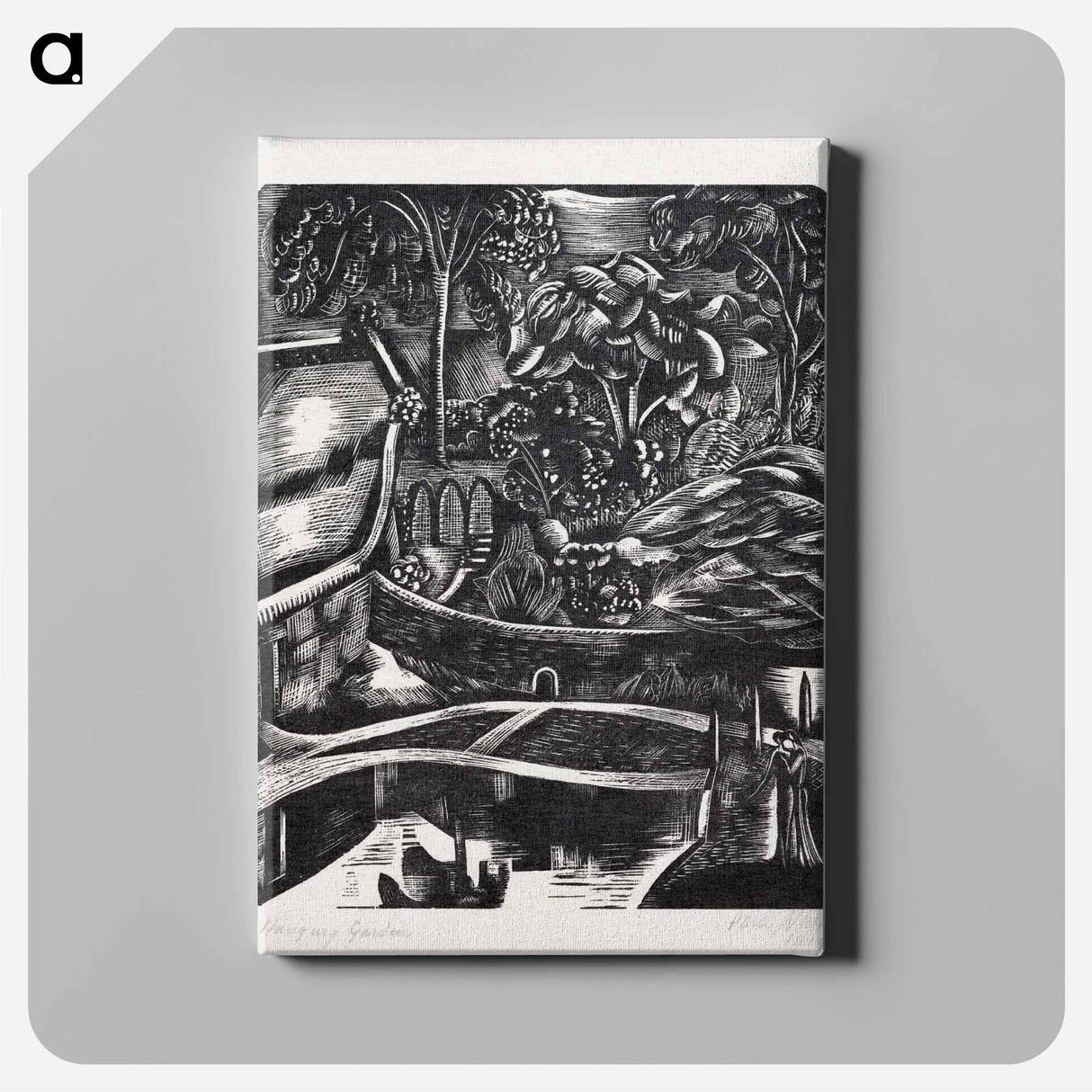 アートパネル-Hanging garden - ポール ナッシュ Canvas.