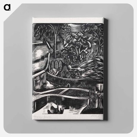 アートパネル-Hanging garden - ポール ナッシュ Canvas.