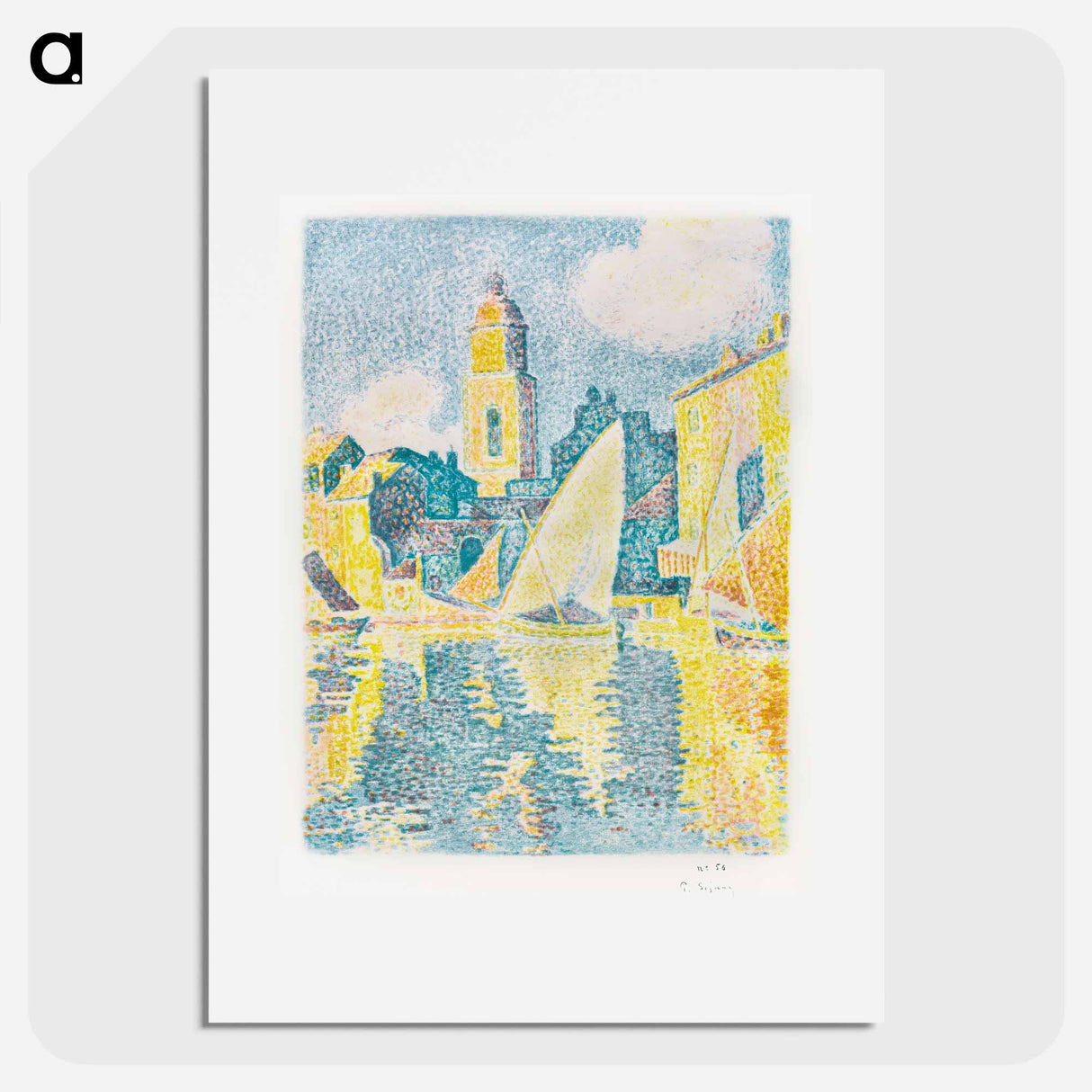 The Port, Saint–Tropez - Paul Signac Poster.