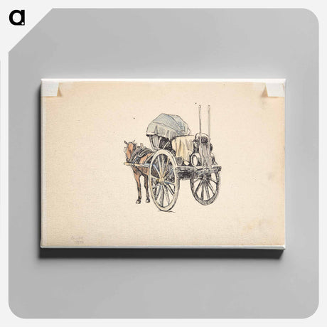 アートパネル-Italian Freight Car
 - ピーター ハンセン Canvas.