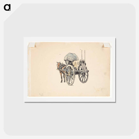 アートポストカード-Italian Freight Car
 - ピーター ハンセン Postcard.