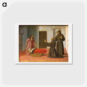 アートポストカード-St. Anthony Resurrects a Child - ピエロ デラ フランチェスカ Postcard.