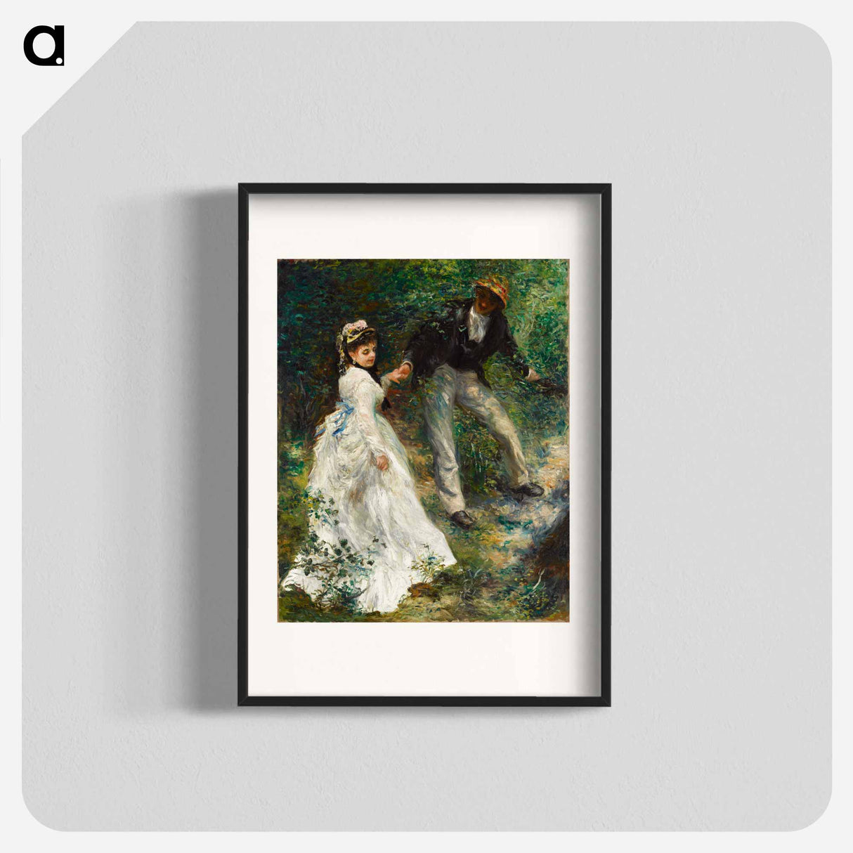 La Promenade - Pierre-Auguste Renoir Poster.