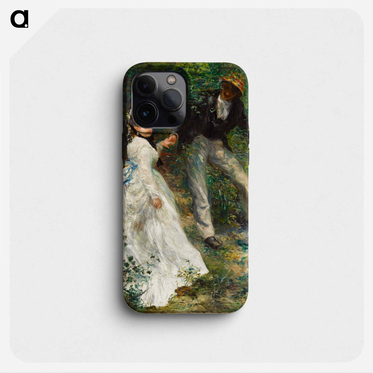 La Promenade - ピエール オーギュスト ルノワール Phone Case.